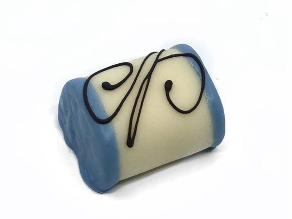 Mini mergpijpje geboorte blauw