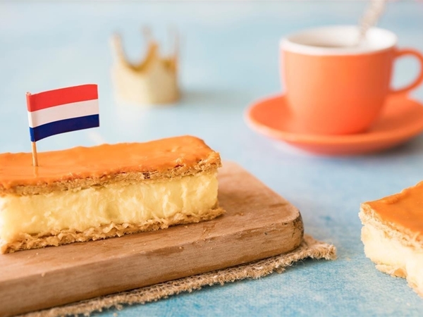 Oranje tompouce&nbsp;per 4 verpakt