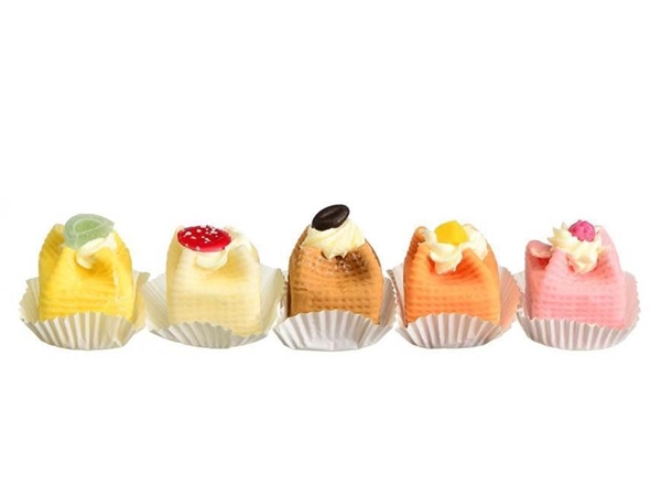 Mini kasteeltjes DIEPVRIES, 8 stuks