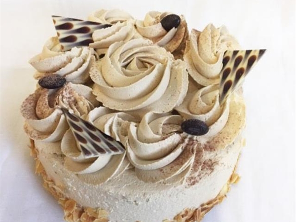 Mokkaslagroom taartje 6 pers.