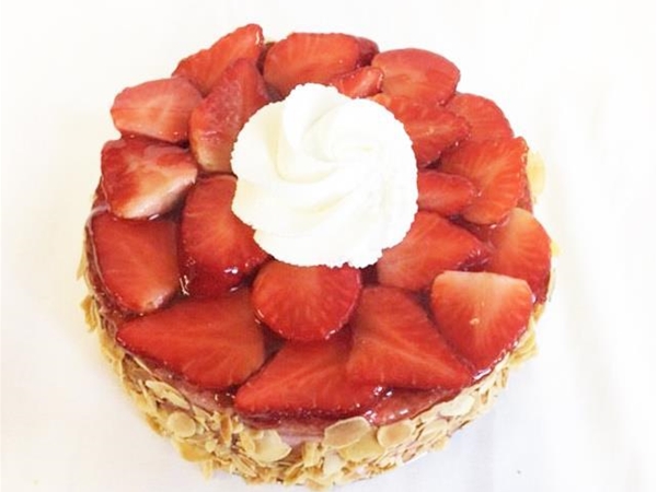 Aardbeientaartje 6 pers.