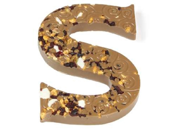 Chocoladeletter appel kruimel S