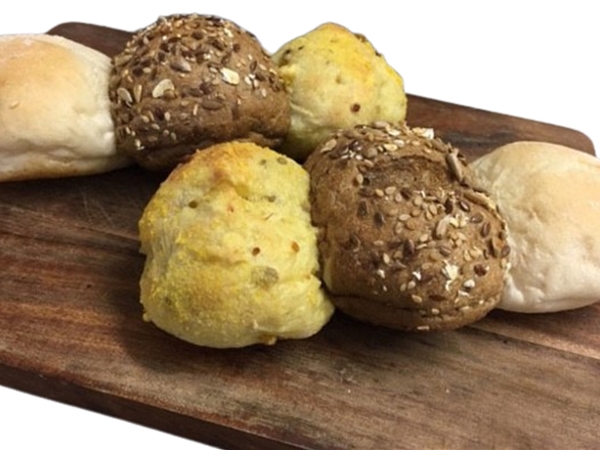 Voorgebakken drieling breekbroodjes,2x3s