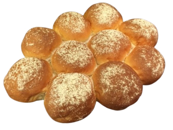 Ei breekbrood wit, 10 ges minibolletjes