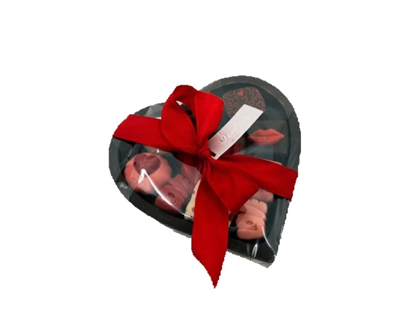 Chocolade hart gevuld Valentijn